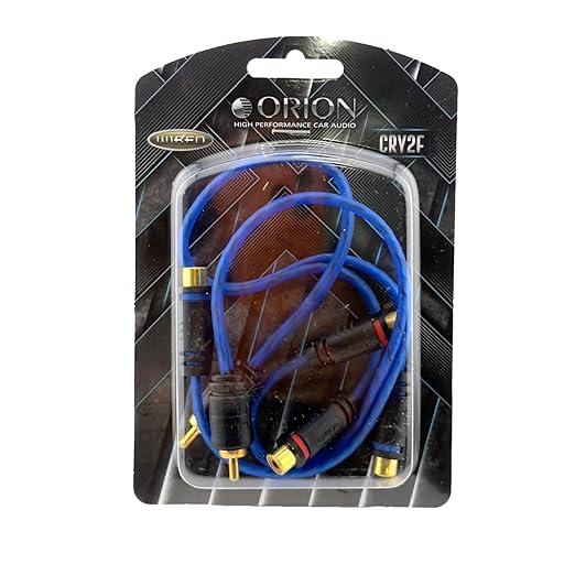 ORION Cobalt CRY2F (1 Foot) RCA Y Adapter 2 RCA Female to 1 RCA Male Stereo Car Audio