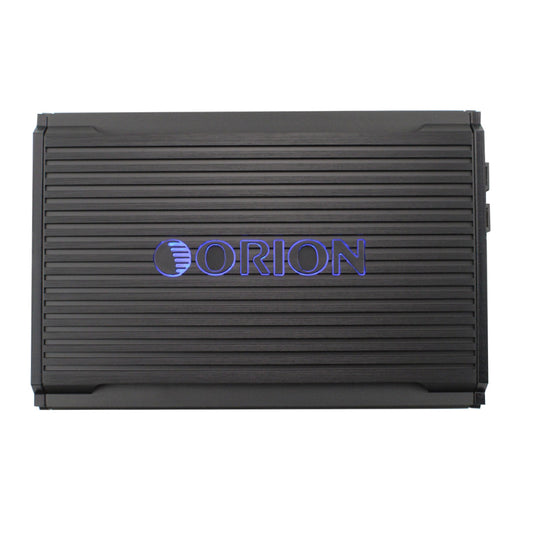 Black electronic device with 'Orion' branding on a white background