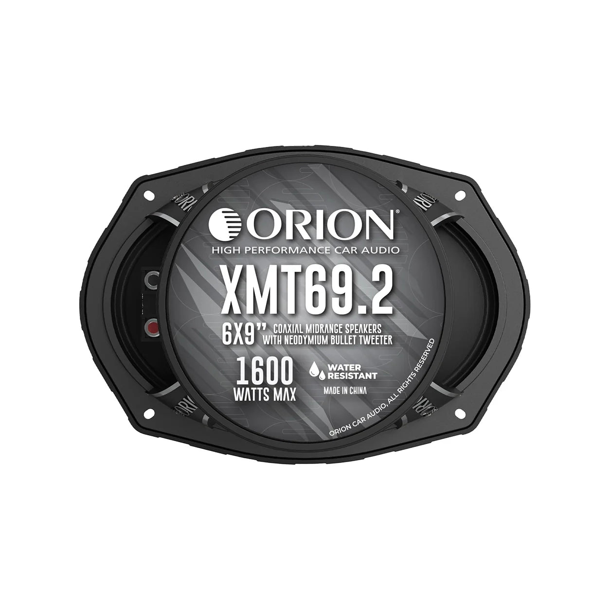 XMT69.2 6x9” Water-Resistant Coaxial Midrange Speaker 400W RMS 2 Ohm