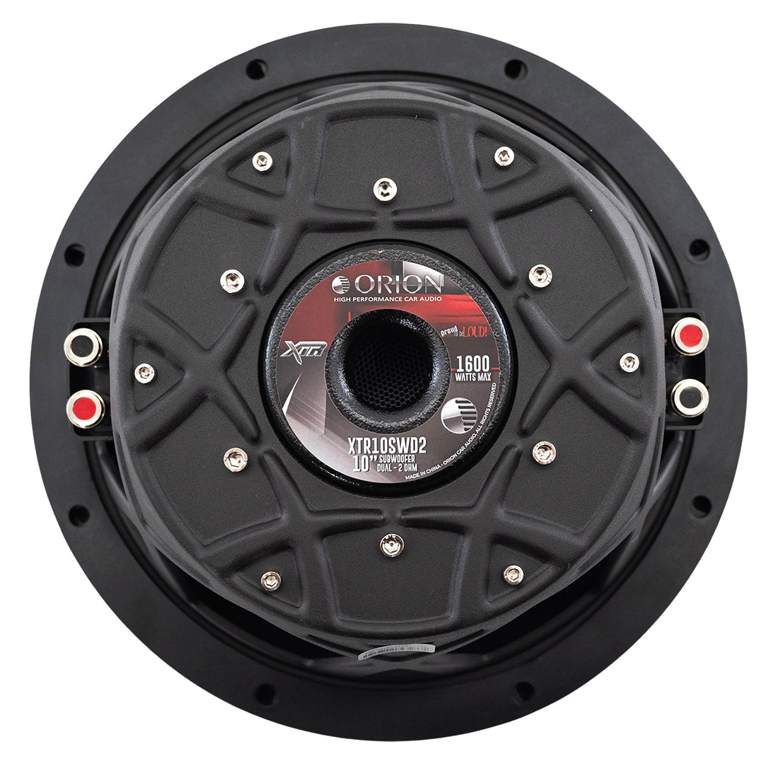 XTR10SWD2 Slim Shallow Mount Car Subwoofer Dual 2 Ohm 1600W