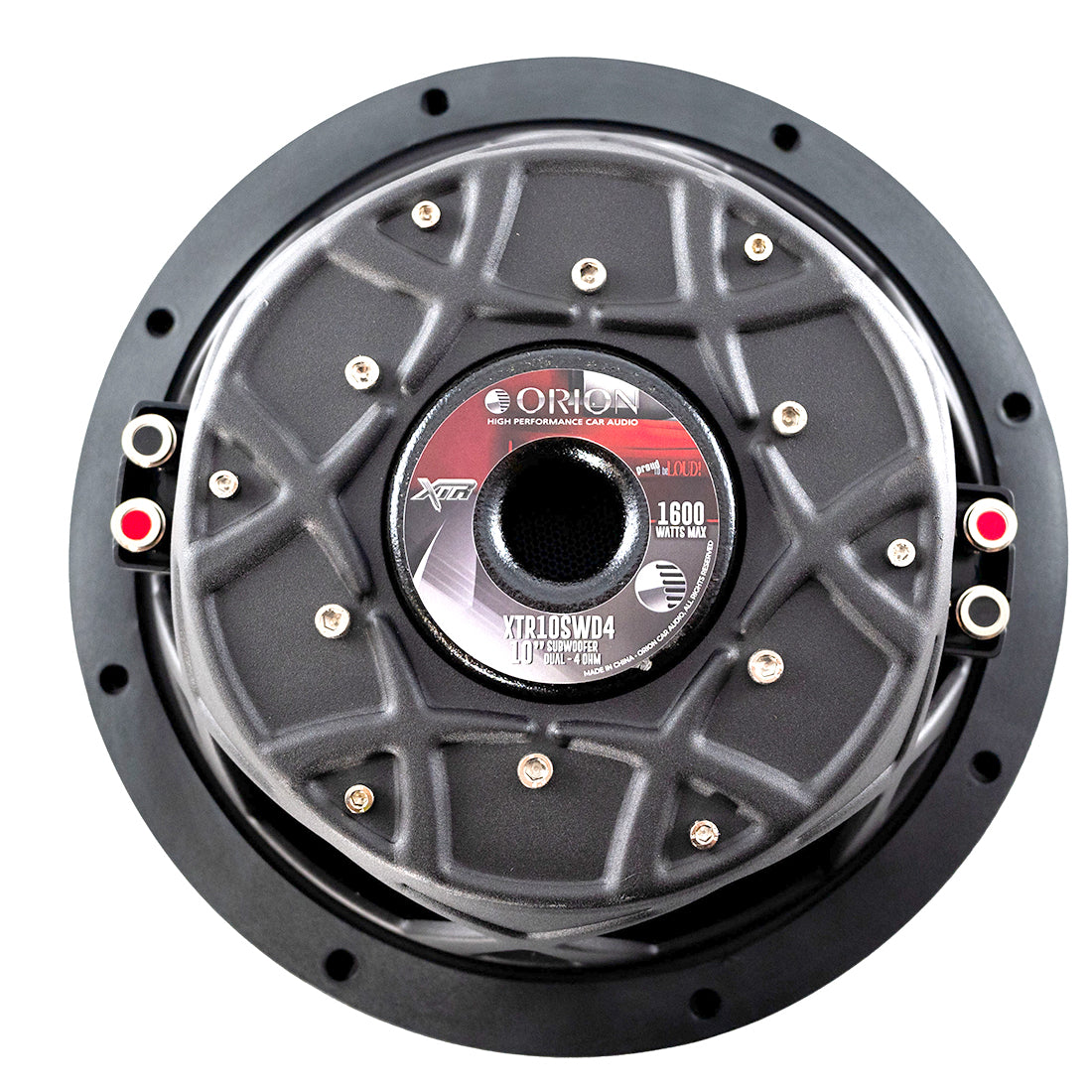 XTR10SWD4 Slim Shallow Mount Car Subwoofer Dual 4 Ohm 1600W