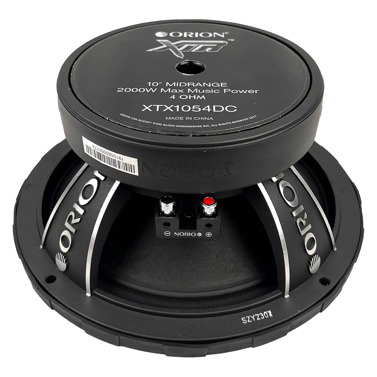 XTX1054DC - 10 inch 4 Ohm Dust Cap Midrange Speaker