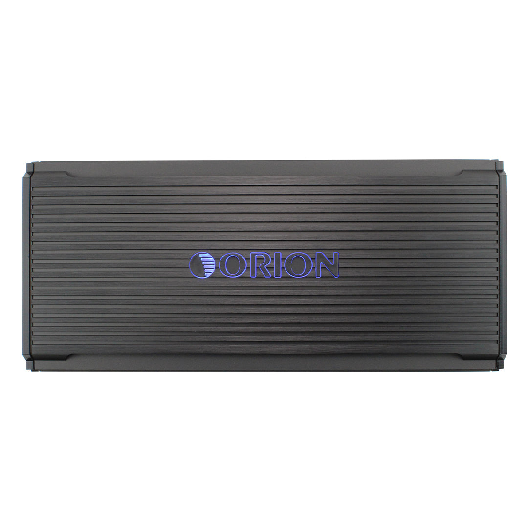 Black electronic device with 'Orion' branding on a white background