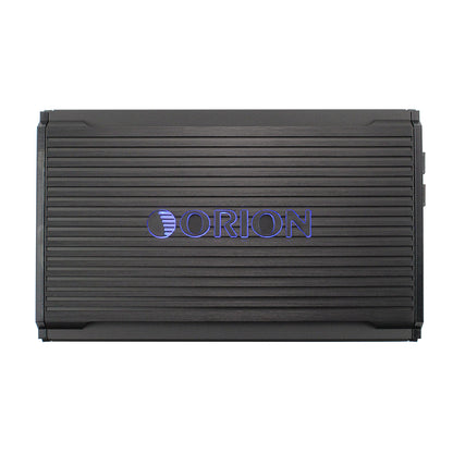 Black electronic device with 'Orion' branding on a white background