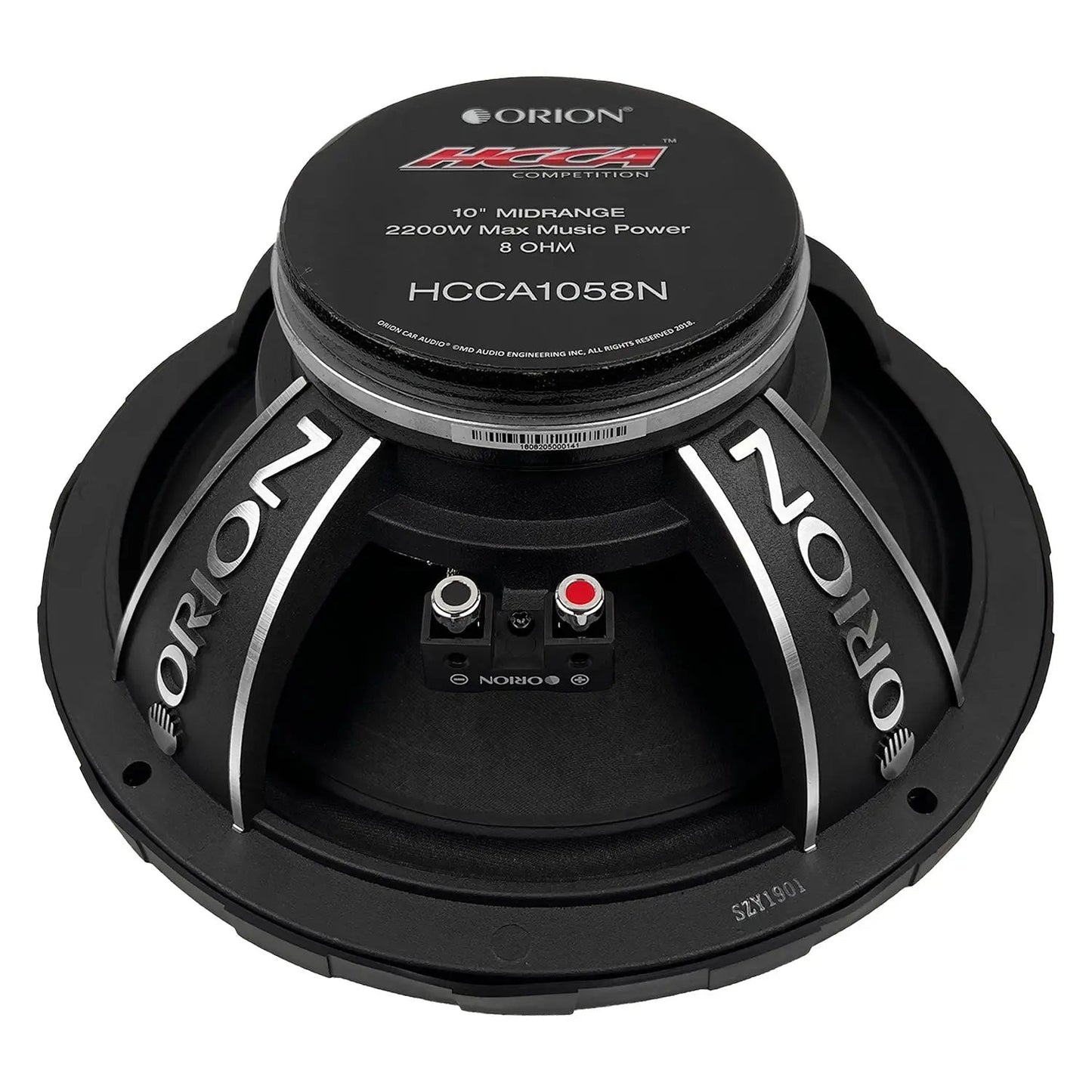 HCCA1058N - 10 inch 8 Ohm Neodymium Midrange Speaker 550 Watts RMS - Orion Car Audio
