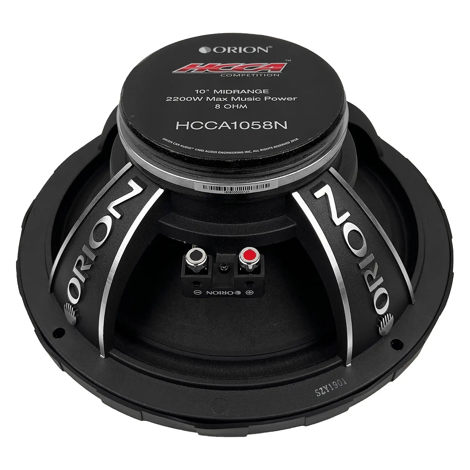 HCCA1058N - 10 inch 8 Ohm Neodymium Midrange Speaker 550 Watts RMS - Orion Car Audio