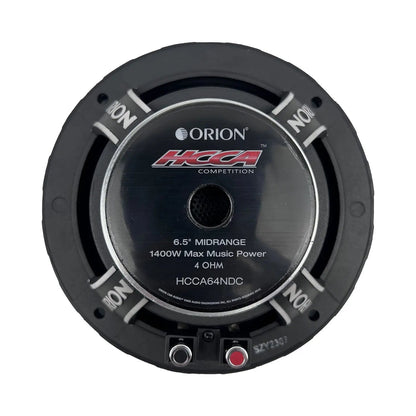 HCCA64NDC - 6.5 inch 4 Ohm Dust Cap Midrange Speaker 350 Watts RMS - Orion Car Audio