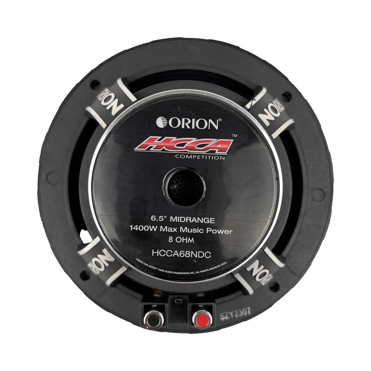 HCCA68NDC - 6.5 inch 8 Ohm Dust Cap Midrange Speaker 350 Watts RMS - Orion Car Audio