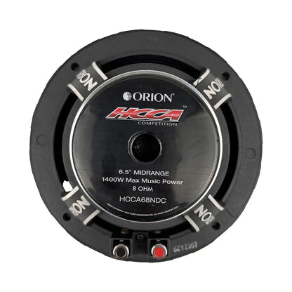 HCCA68NDC - 6.5 inch 8 Ohm Dust Cap Midrange Speaker 350 Watts RMS - Orion Car Audio