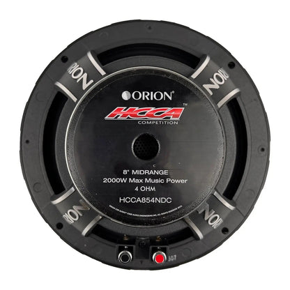 HCCA854NDC - 8 inch 4 Ohm Dust Cap Midrange Speaker 500 Watts RMS - Orion Car Audio
