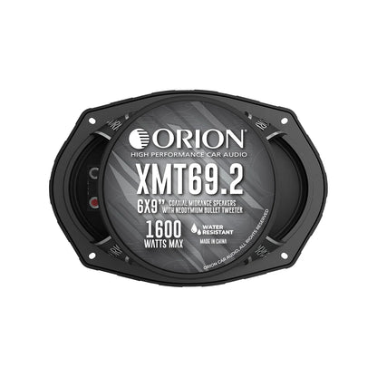 XMT69.2 6x9” Water-Resistant Coaxial Midrange Speaker 400W RMS 2 Ohm