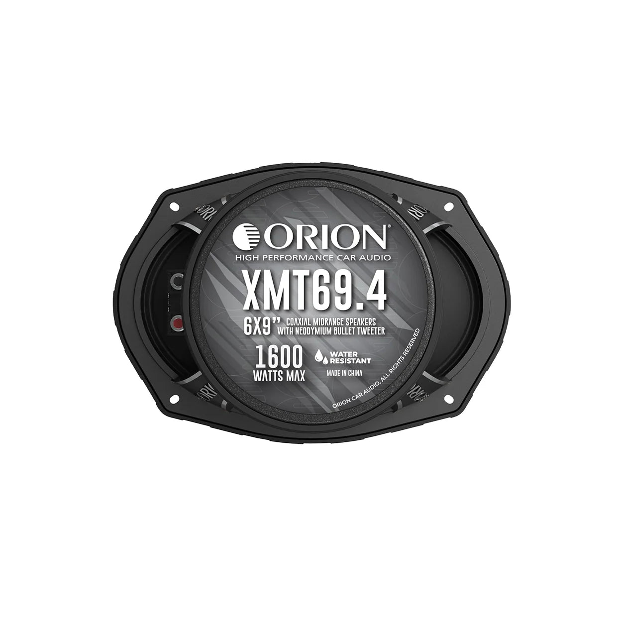 XMT69.4 6x9” Water-Resistant Coaxial Midrange Speaker 400W RMS 4 Ohm
