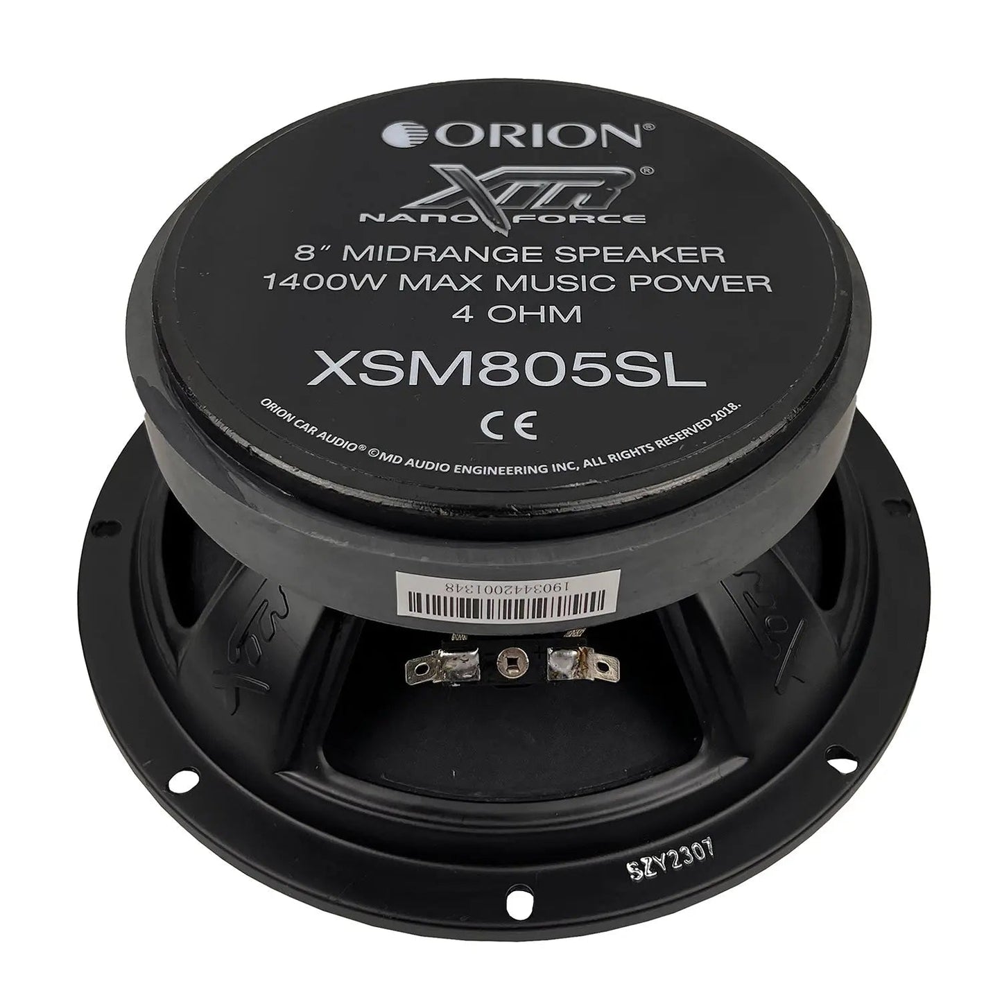 XSM805SL - 8 inch 4 Ohm Slim Ultra Efficient Midrange Speaker - Orion Car Audio
