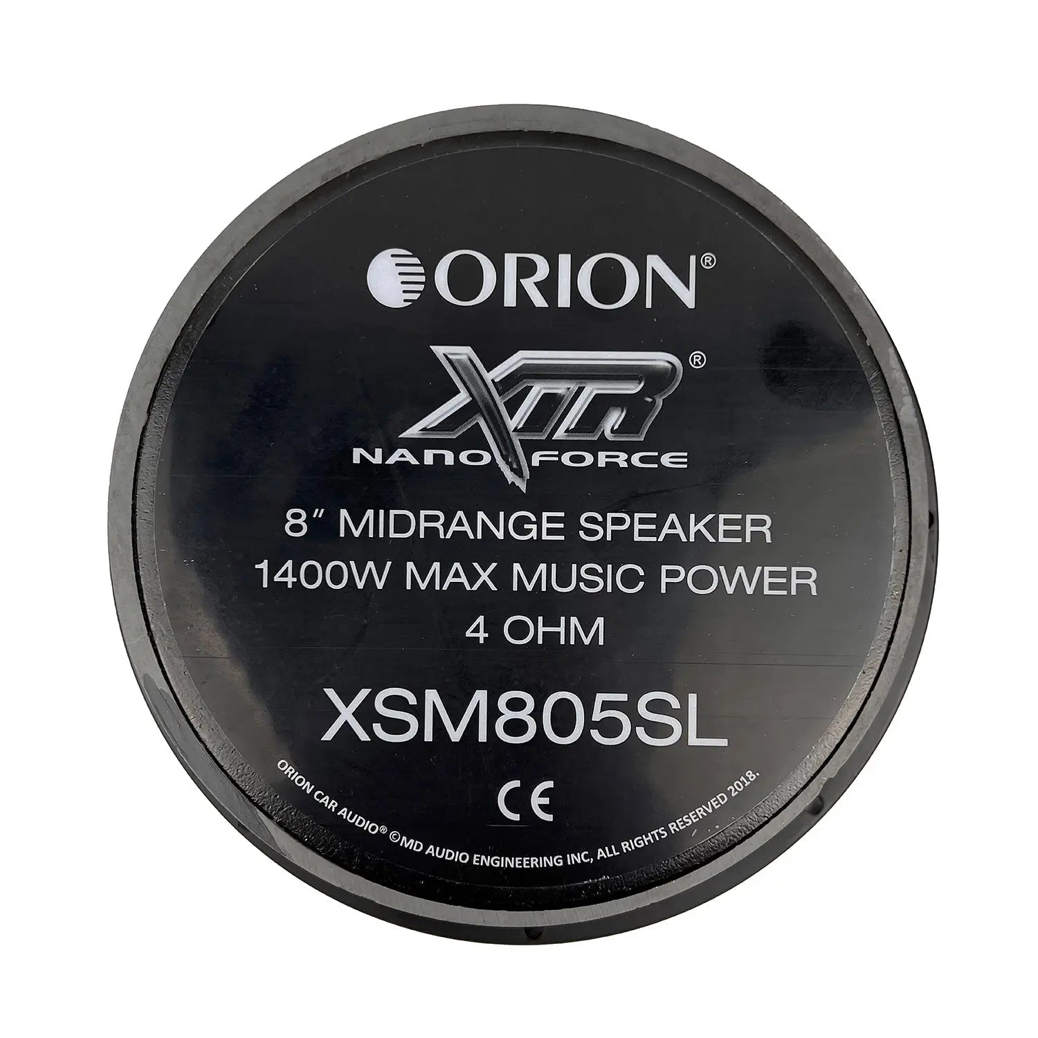 XSM805SL - 8 inch 4 Ohm Slim Ultra Efficient Midrange Speaker - Orion Car Audio