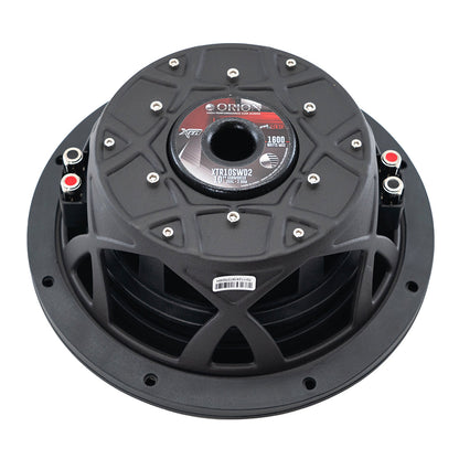 XTR10SWD2 Slim Shallow Mount Car Subwoofer Dual 2 Ohm 1600W