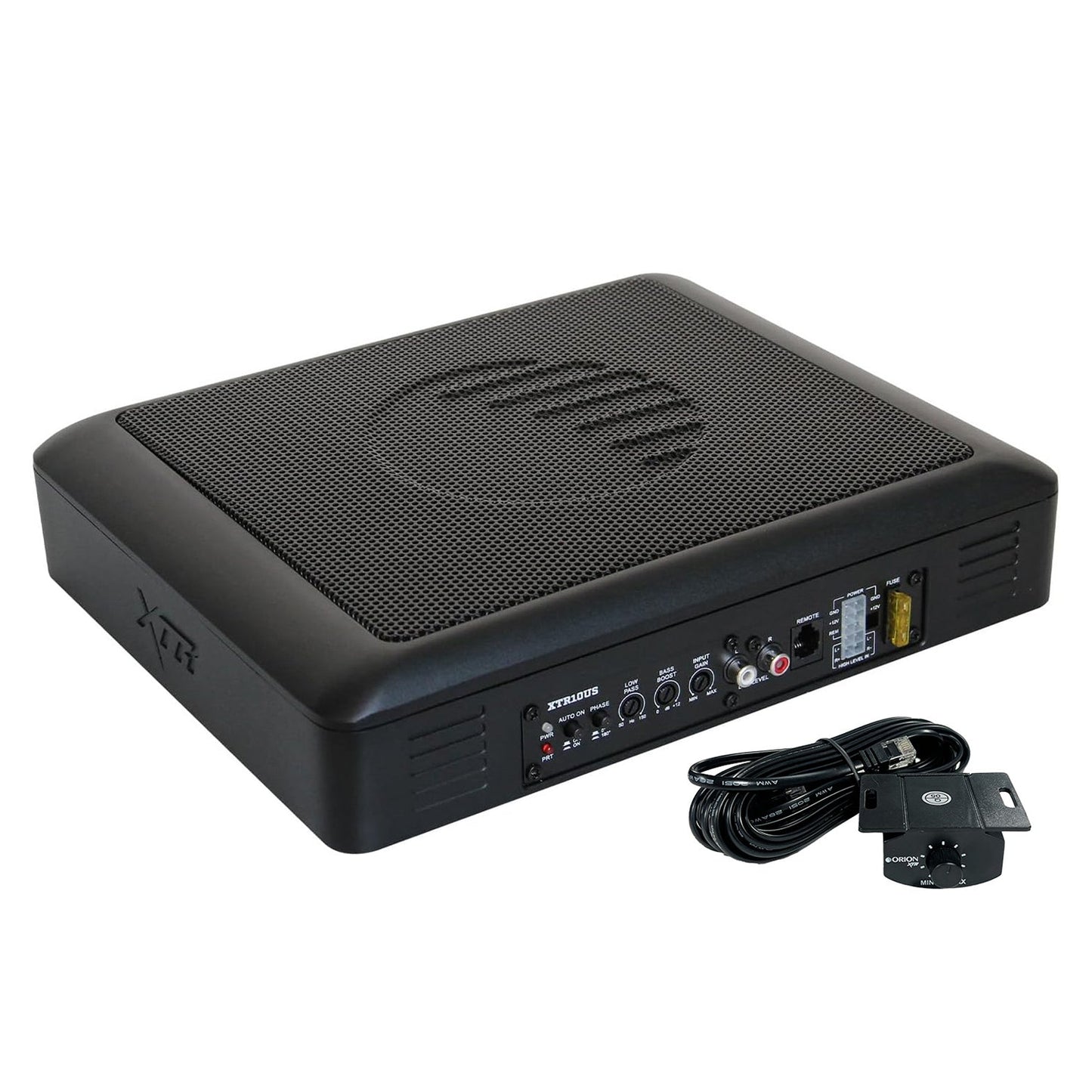 XTR10US – 10" Slim Underseat Subwoofer with Built-In Amplifier