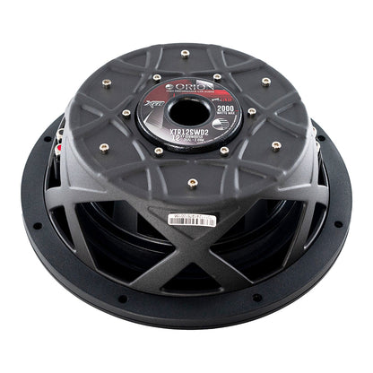 XTR12SWD2 Slim Shallow Mount Car Subwoofer Dual 2 Ohm 2000W