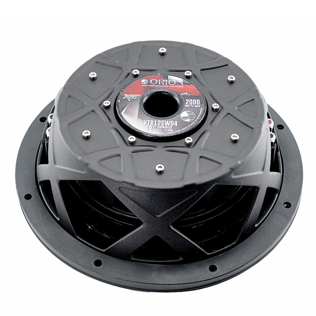 XTR12SWD4 Slim Shallow Mount Car Subwoofer Dual 4 Ohm  2000W