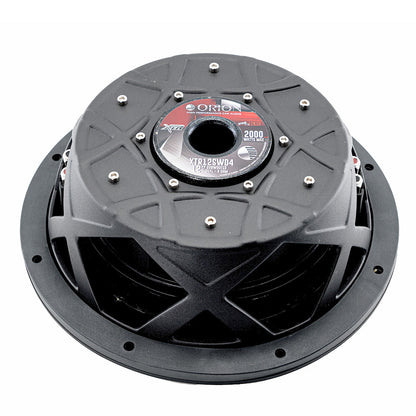 XTR12SWD4 Slim Shallow Mount Car Subwoofer Dual 4 Ohm  2000W