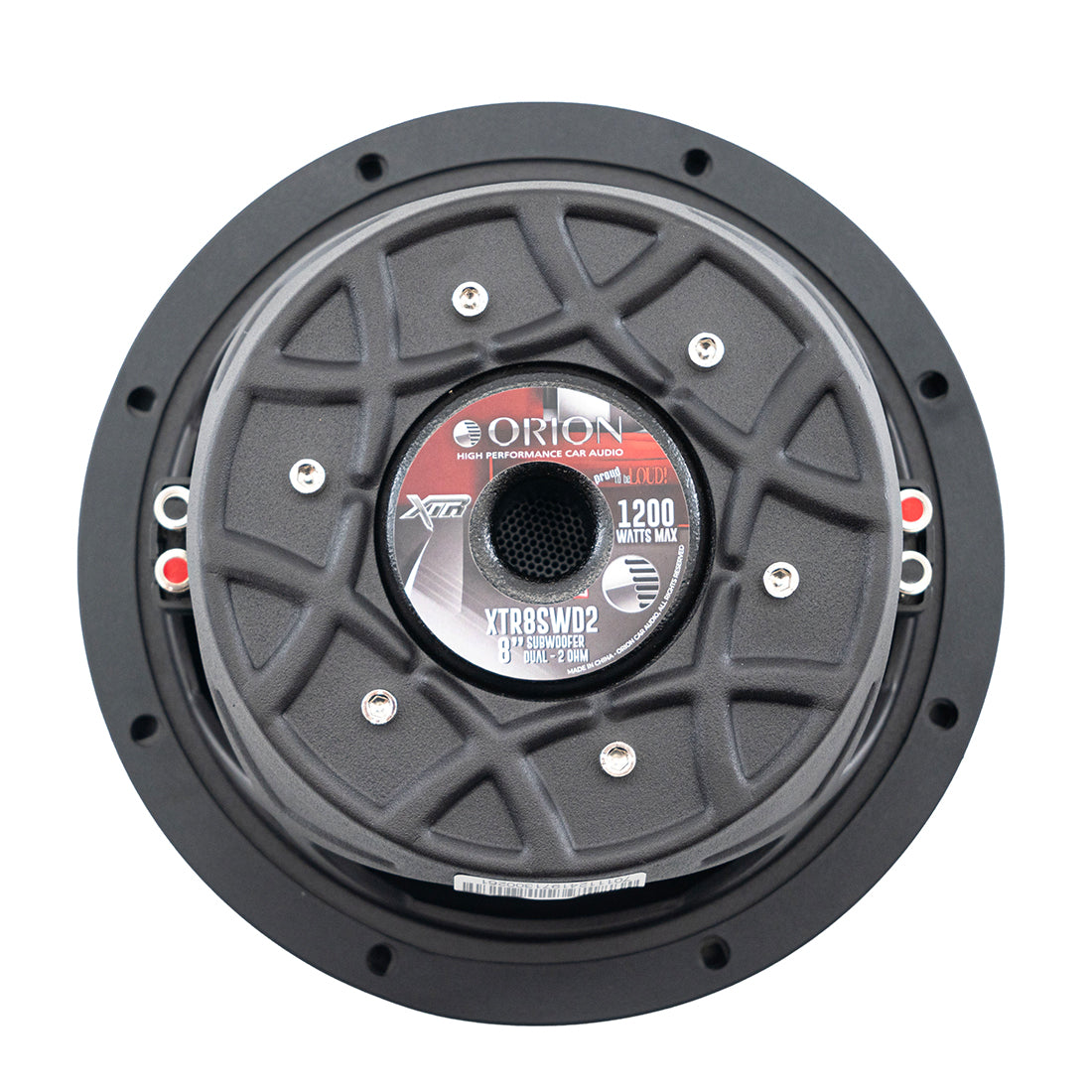 XTR8SWD2 Slim Shallow Mount Car Subwoofer Dual 2 Ohm 1200W