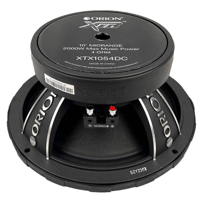 XTX1054DC - 10 inch 4 Ohm Dust Cap Midrange Speaker